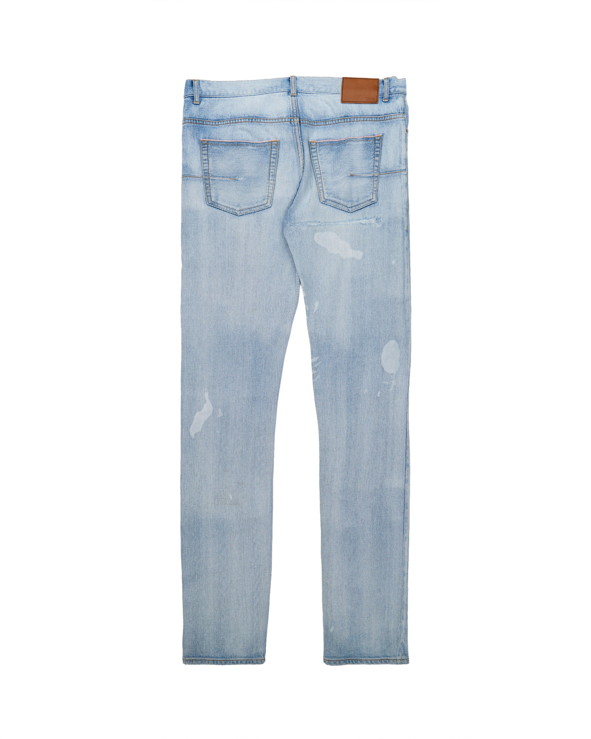 Dior slim light wash jeans