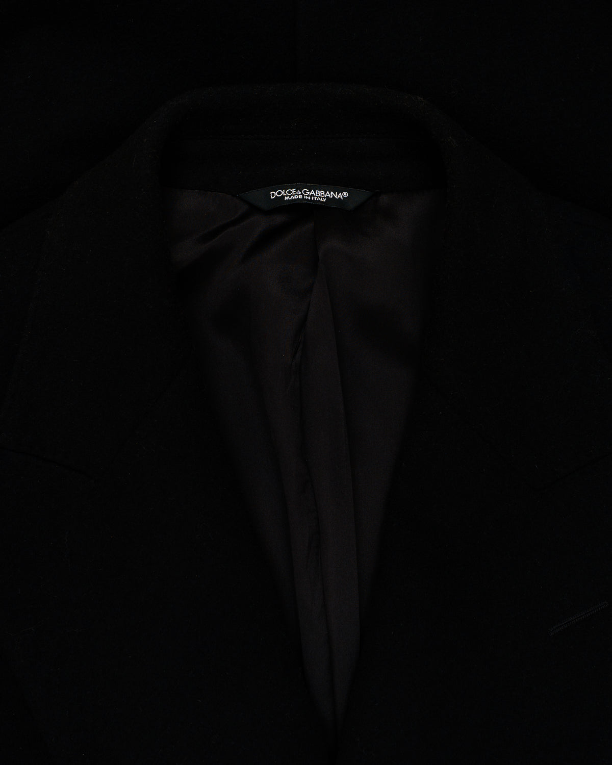 Dolce & Gabbana double-breasted cashmere wool coat