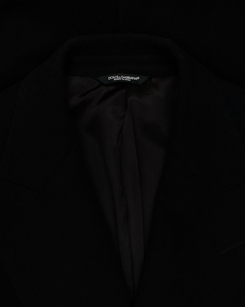 Dolce & Gabbana double-breasted cashmere wool coat thumbnail