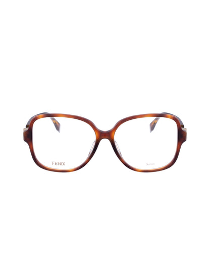 Fendi Oversized Havana Retro glasses Fendi