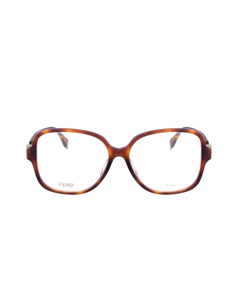 Fendi Oversized Havana Retro glasses thumbnail
