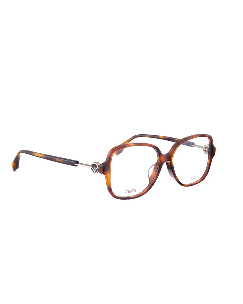 Fendi Oversized Havana Retro glasses Fendi