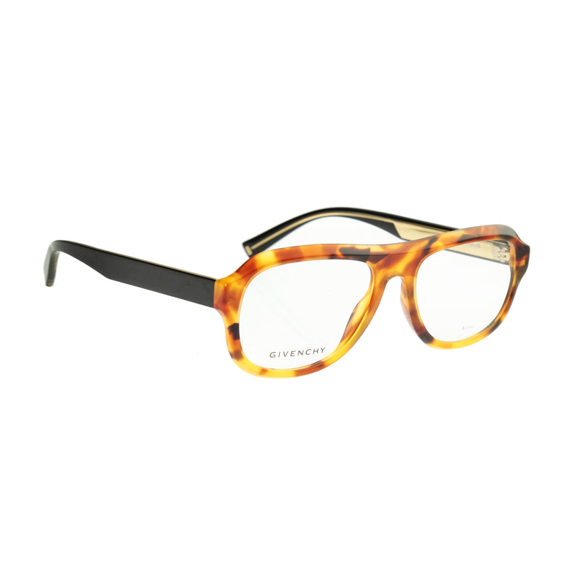Givenchy Havana Brown Gold Pilot Frame Glasses GV 0124 Givenchy