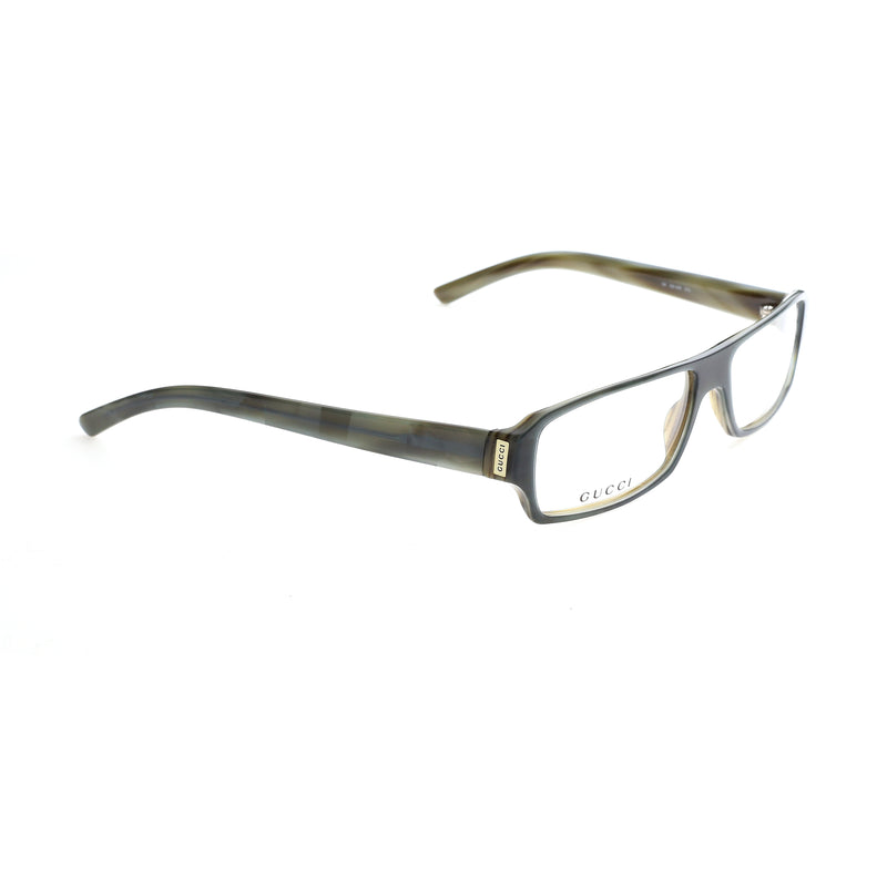Gucci ’00s Green Rectangular Frame Glasses Gucci