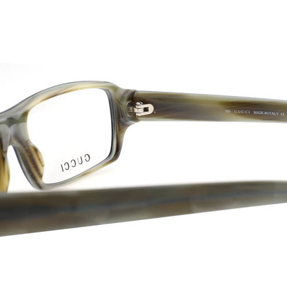 Gucci ’00s Green Rectangular Frame Glasses Gucci
