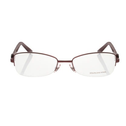 Gucci 90’s Wine Red Monogram Rectangular Frame Glasses Gucci