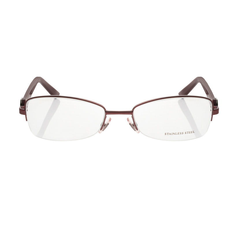 Gucci 90’s Wine Red Monogram Rectangular Frame Glasses thumbnail