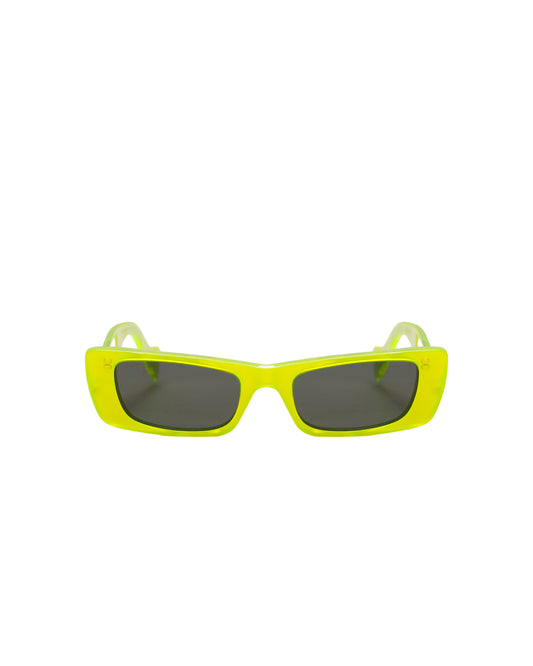 Gucci GG0516 neon green sunglasses