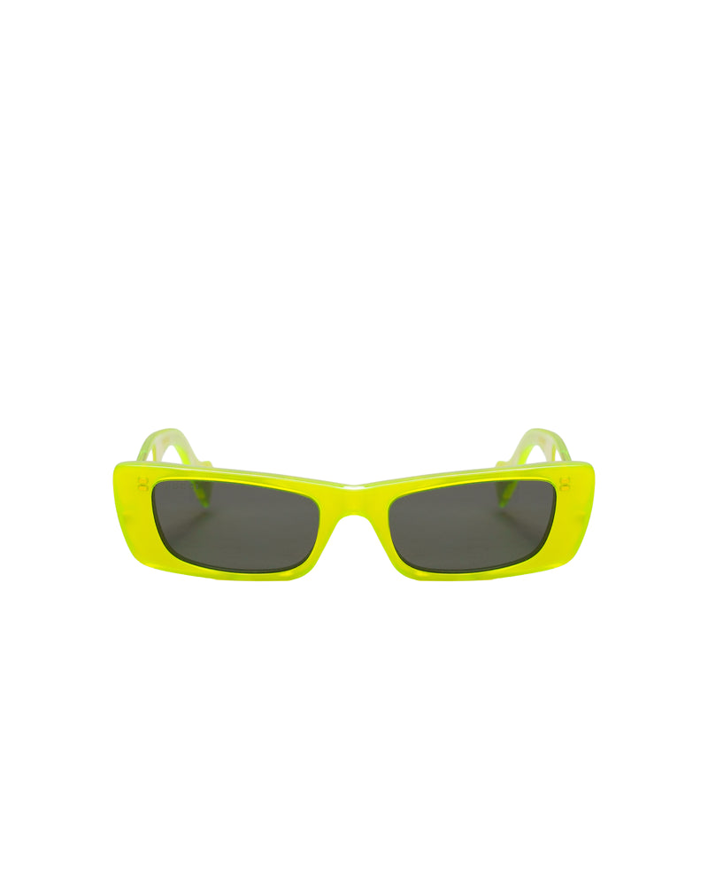 Gucci GG0516 neon green sunglasses