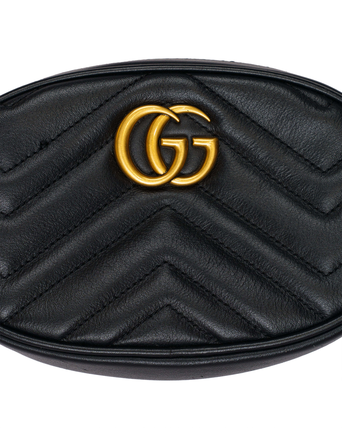 Gucci GG Marmont Belt Bag Black Matelasse