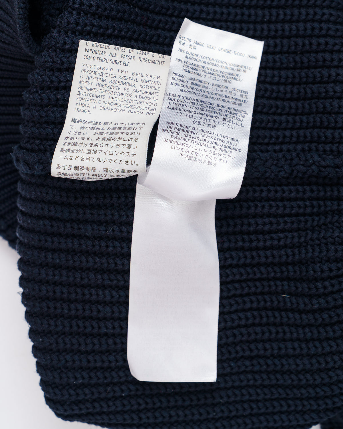 Gucci Navy Blue Anchor Crest Sweater