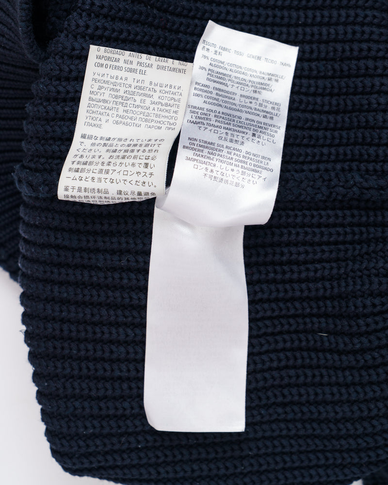 Gucci Navy Blue Anchor Crest Sweater thumbnail