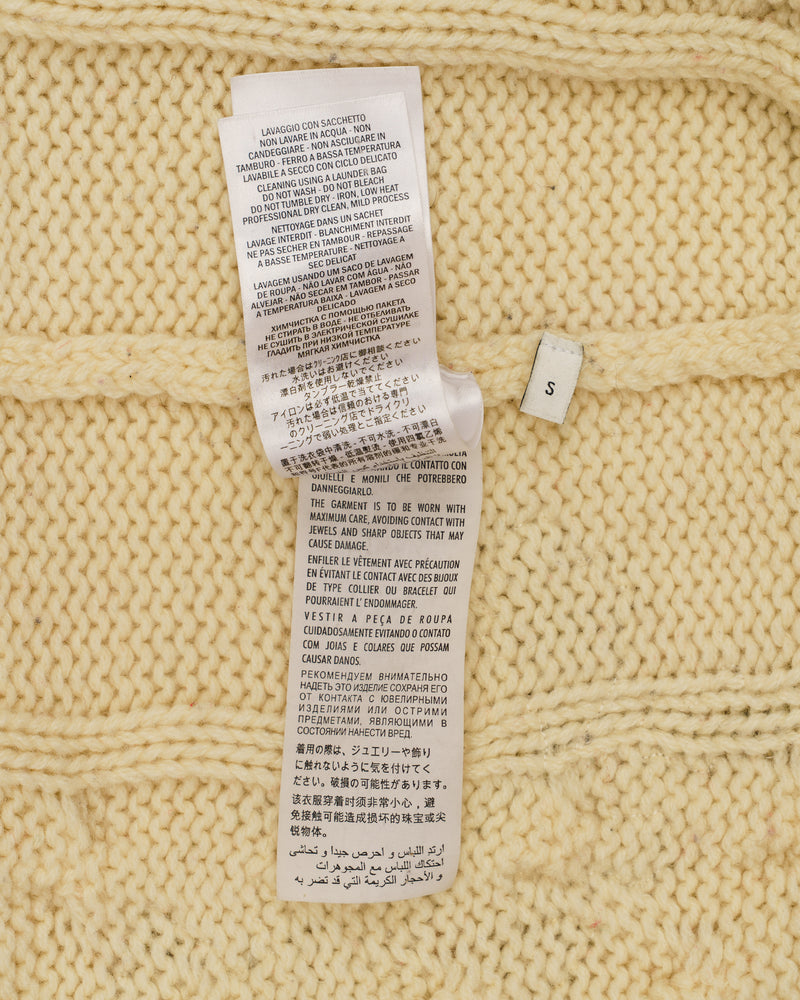 Gucci “Guccy” Tiger Cable Knit Cardigan thumbnail