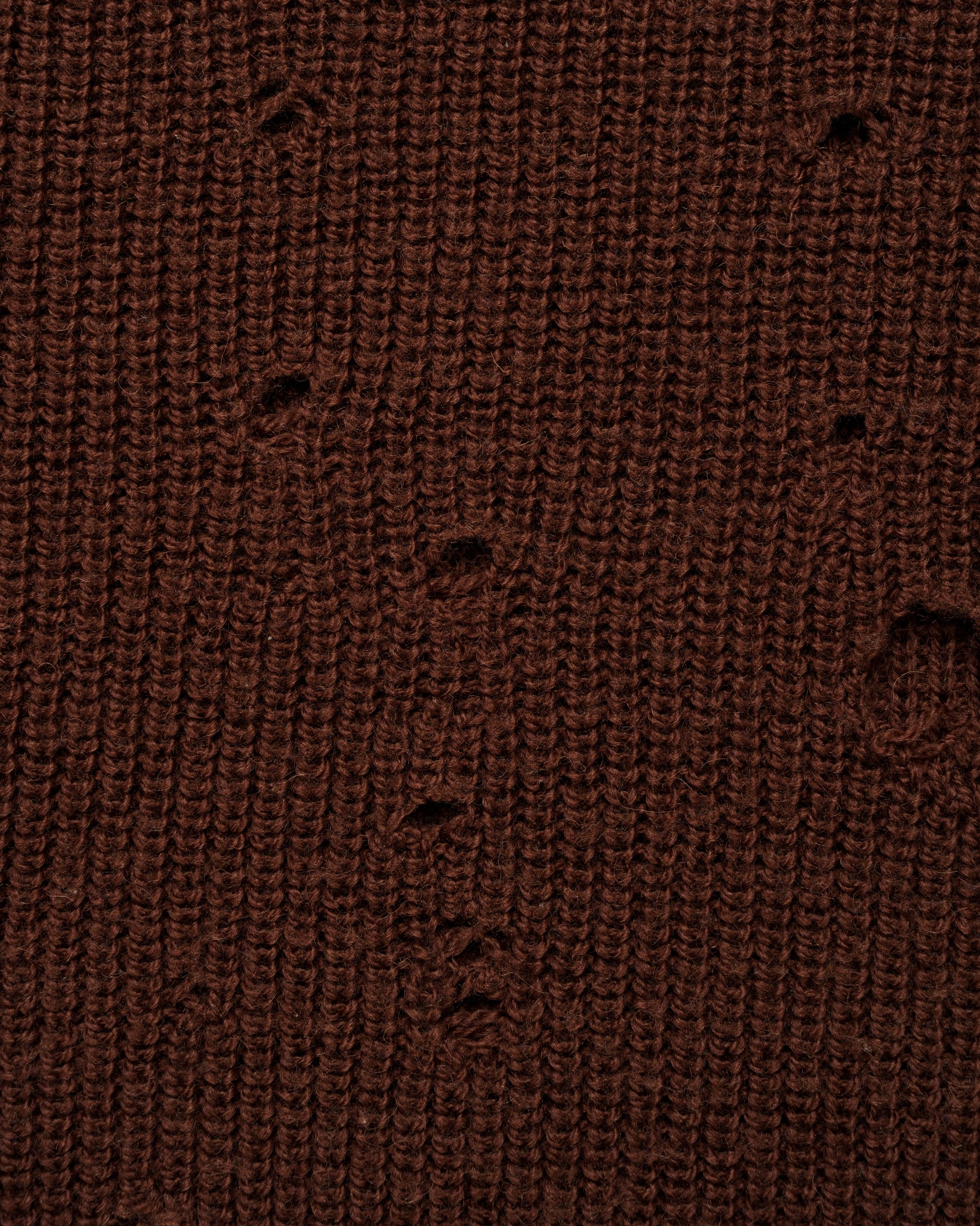 Gucci distressed brown wool oversized sweater Gucci