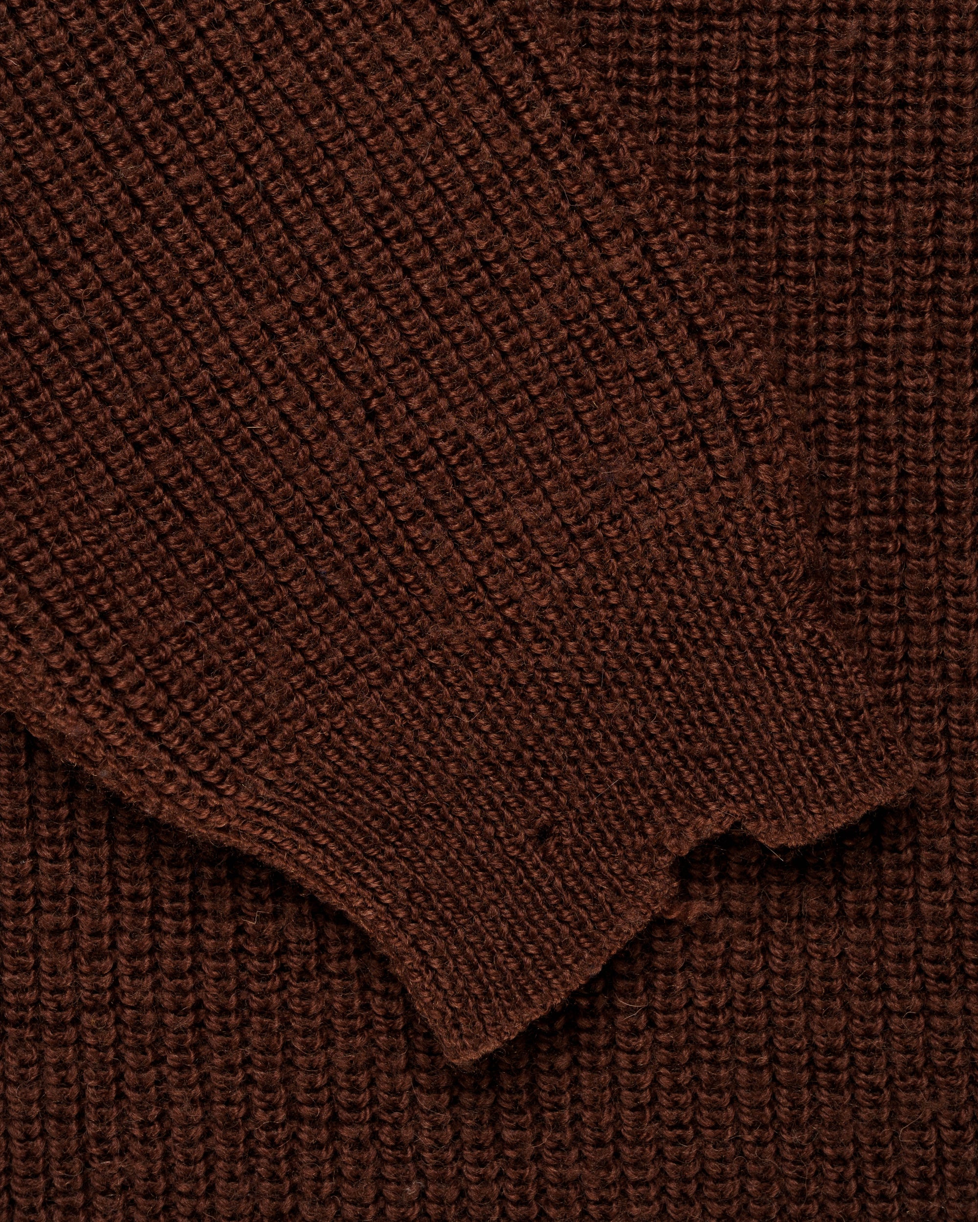 Gucci distressed brown wool oversized sweater