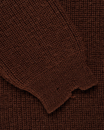Gucci distressed brown wool oversized sweater Gucci