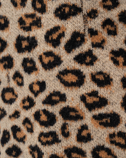 Gucci distressed leopard jacquard sweater Gucci