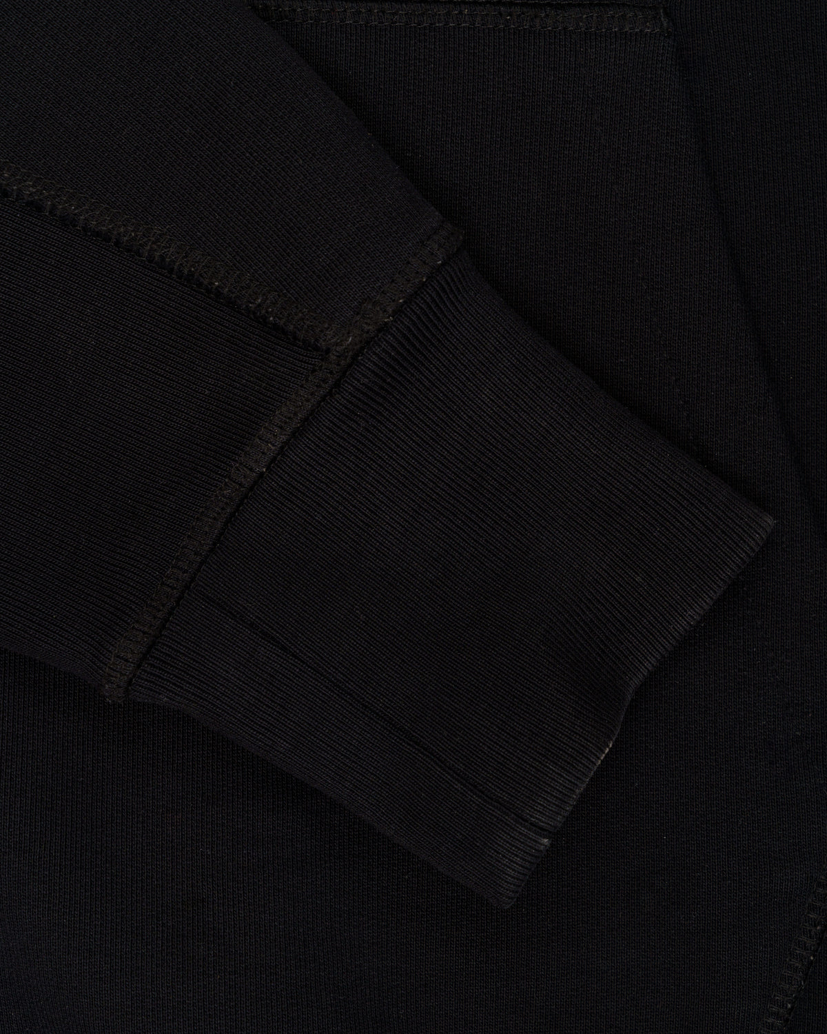 Helmut Lang logo embroidered printed black hoodie