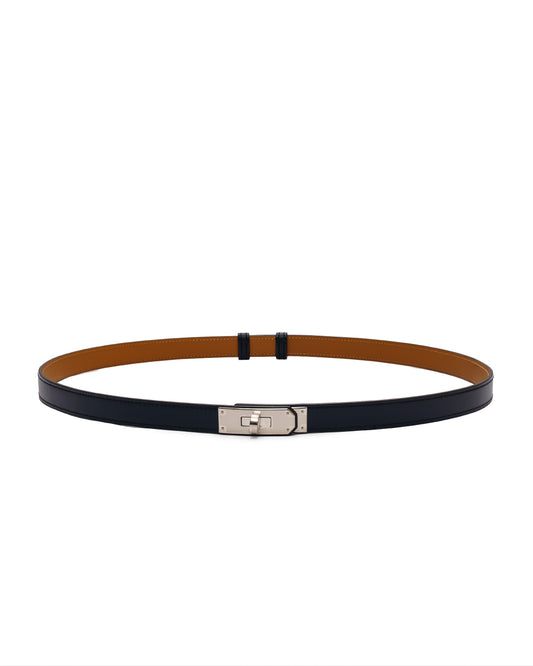 Hermès Kelly 18 navy belt