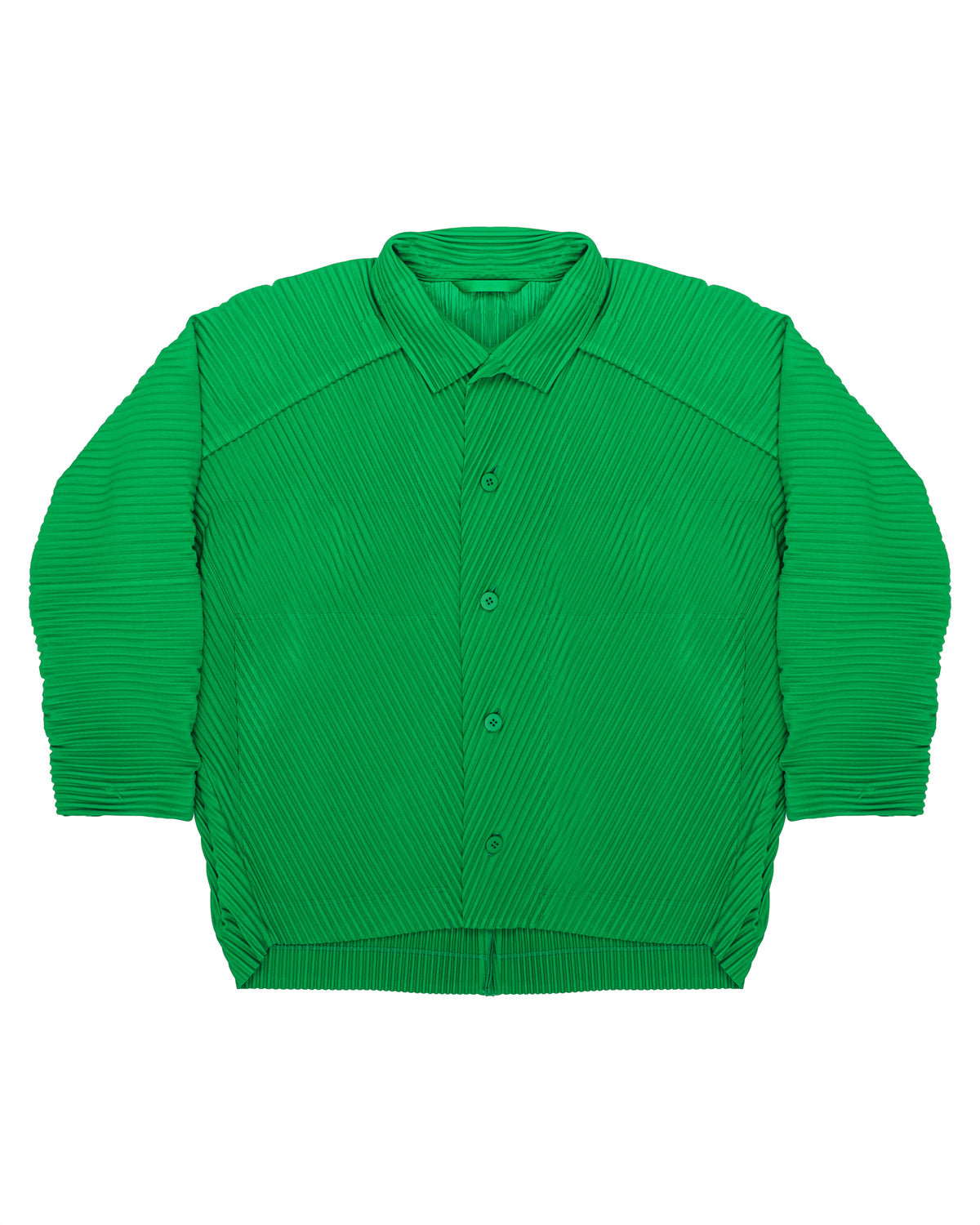 Issey Miyake pleats please green jacket