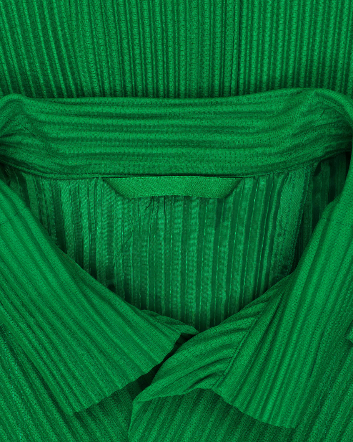 Issey Miyake pleats please green jacket
