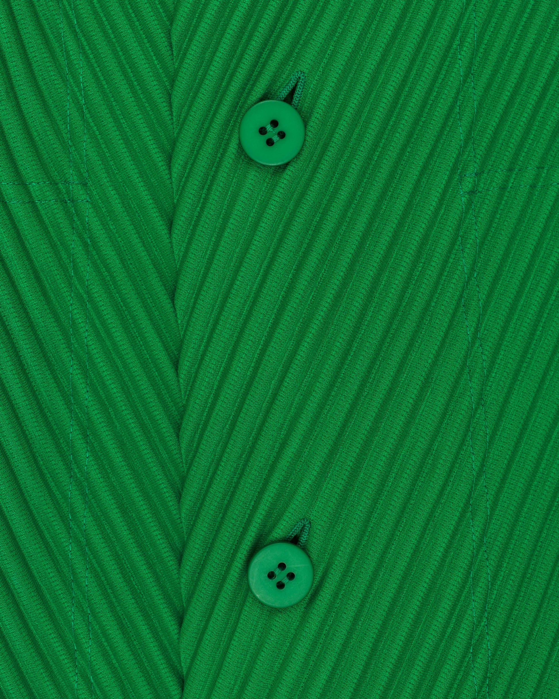 Issey Miyake pleats please green jacket Issey Miyake