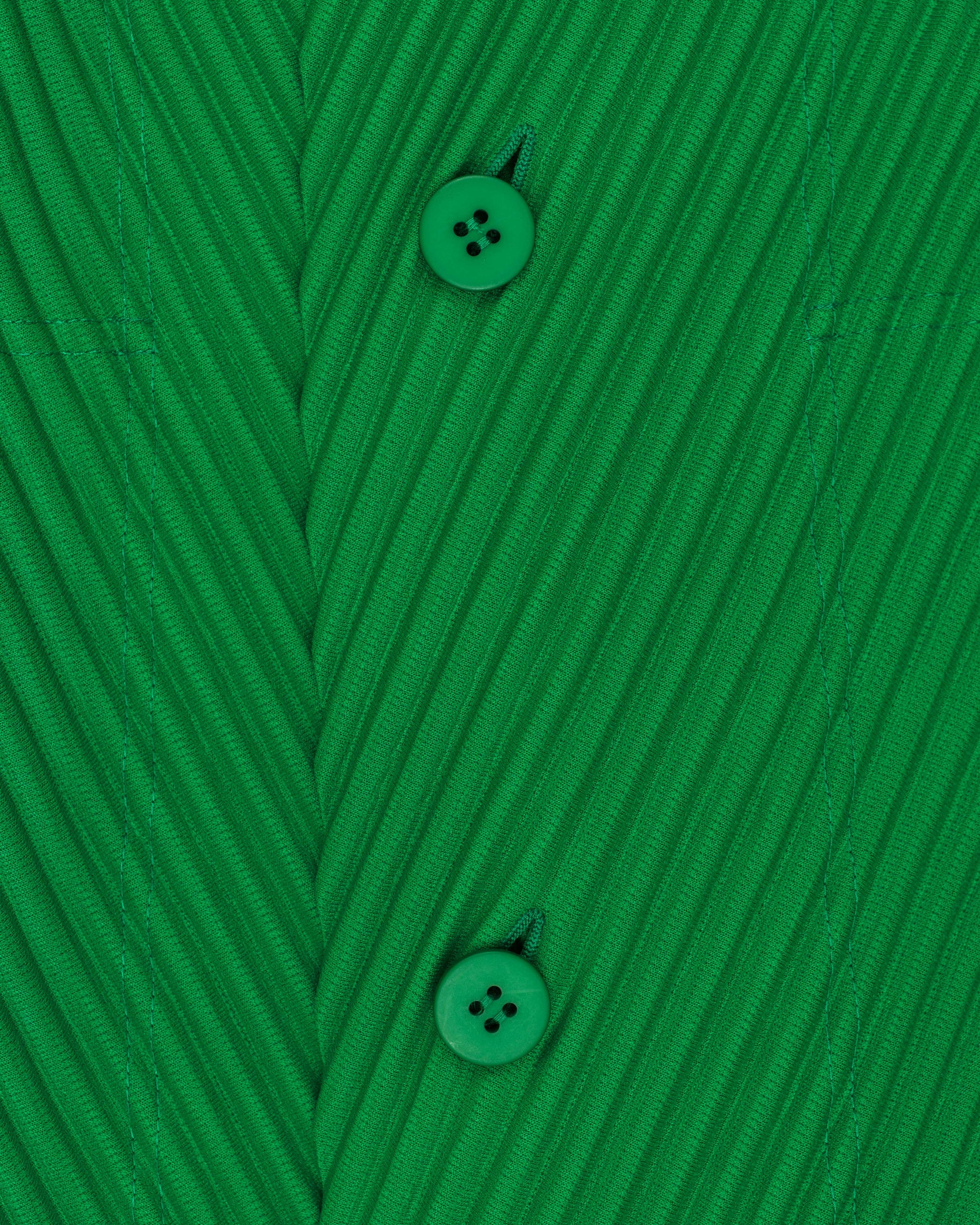 Issey Miyake pleats please green jacket