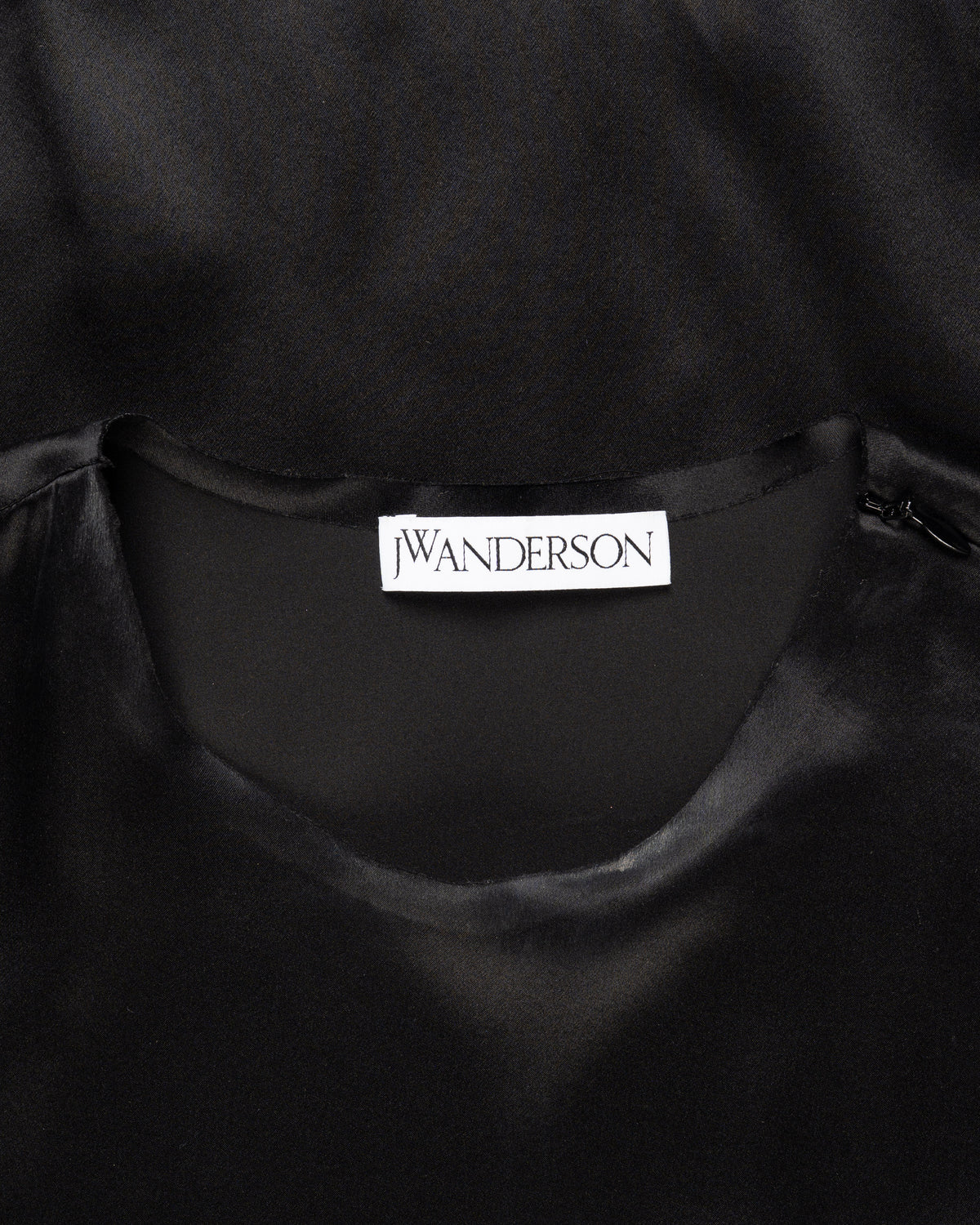 J.W. Anderson asymmetric bonded silk top