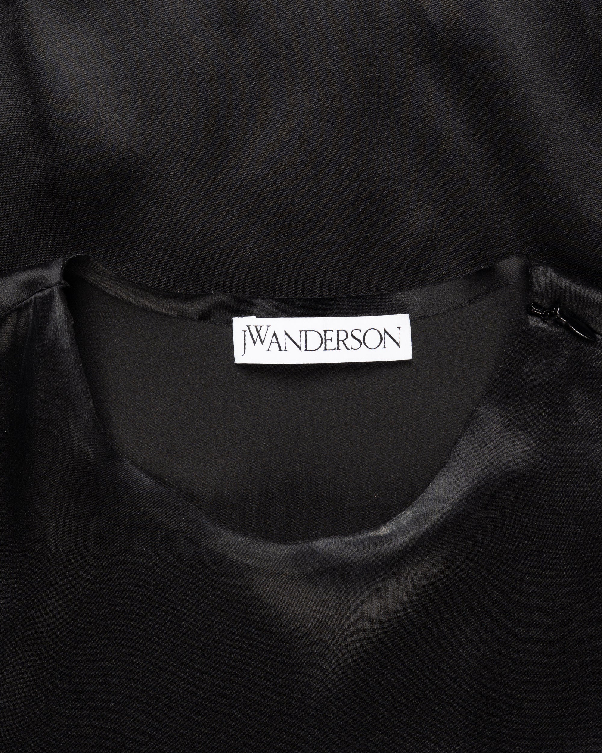 J.W. Anderson asymmetric bonded silk top
