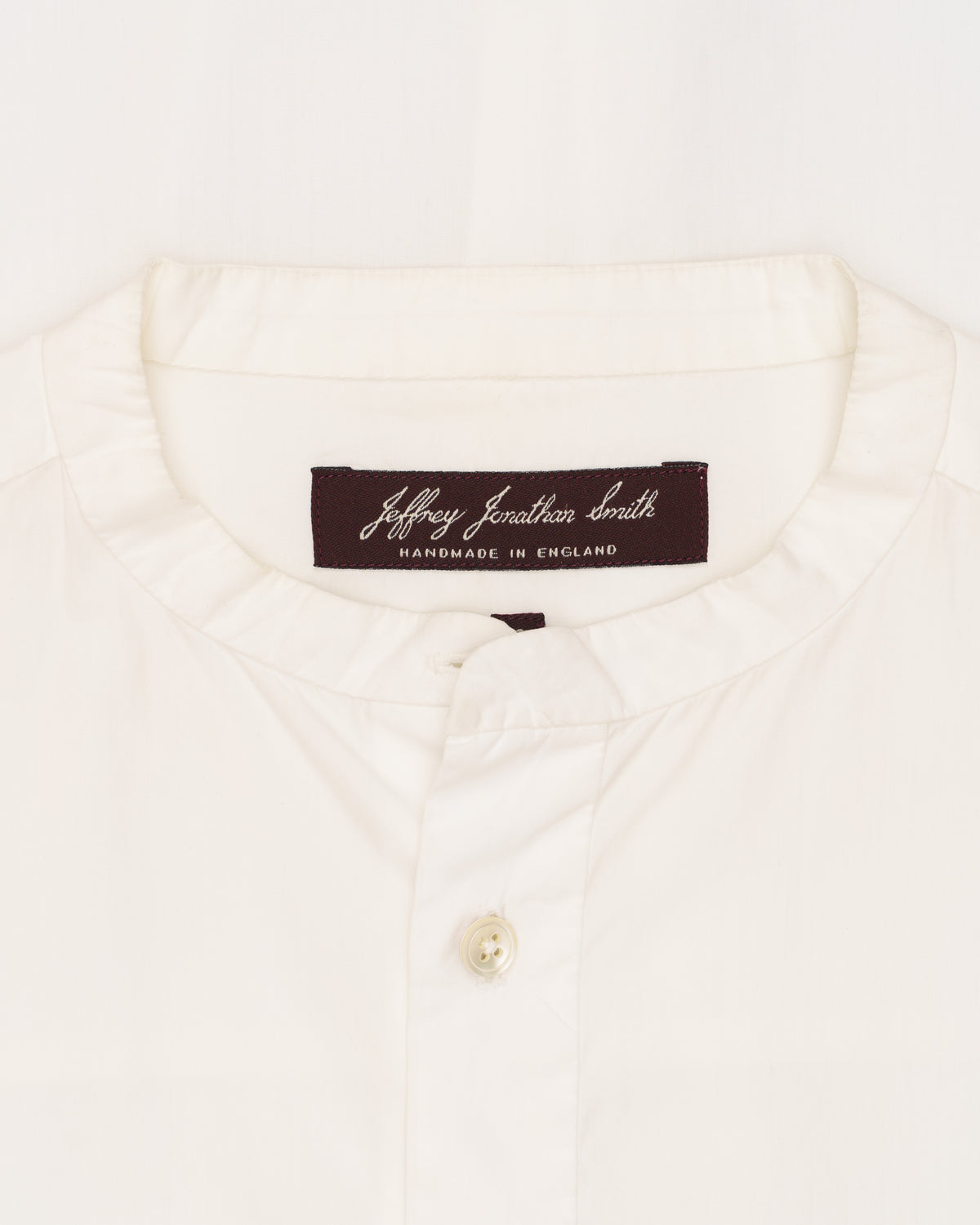 Jeffrey Jonathan Smith Handmade Stand Collar Shirt