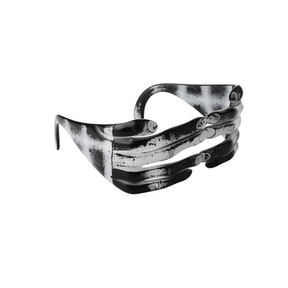 Jeremy Scott Distressed Blk Acetate Hands Frame sunglasses Jeremy Scott