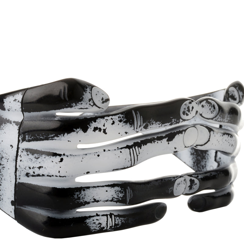 Jeremy Scott Distressed Blk Acetate Hands Frame sunglasses thumbnail