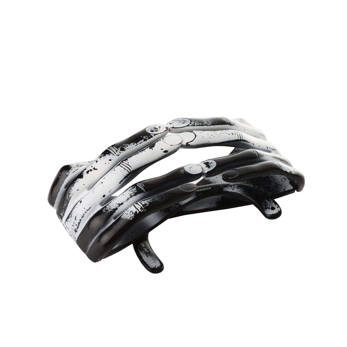 Jeremy Scott Distressed Blk Acetate Hands Frame sunglasses