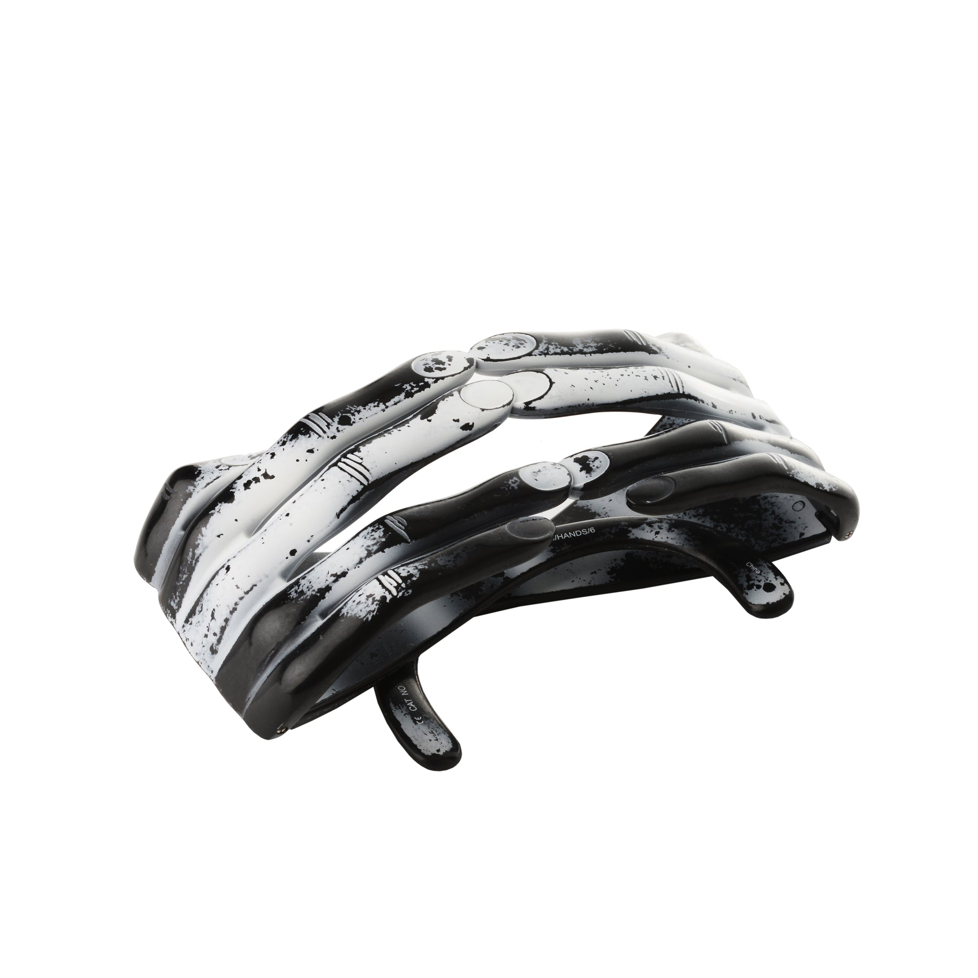 Jeremy Scott Distressed Blk Acetate Hands Frame sunglasses