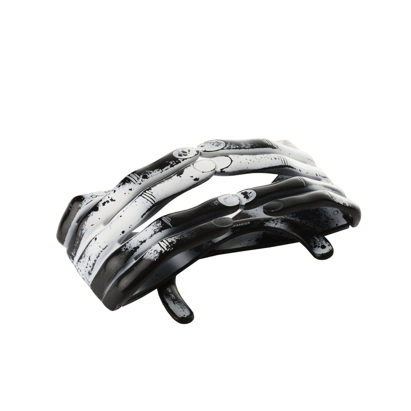 Jeremy Scott Distressed Blk Acetate Hands Frame sunglasses thumbnail