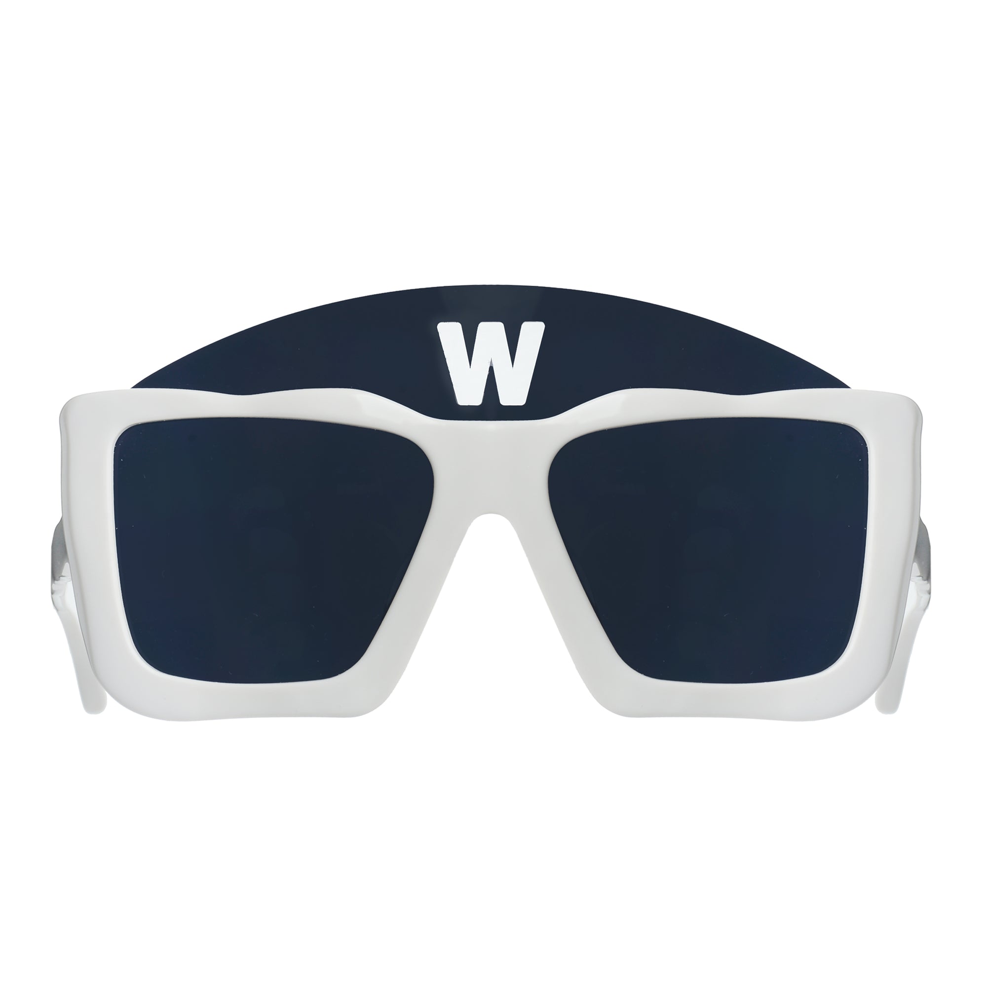 Walter Van Beirendonck SS2010 White Acetate Square Sunglasses