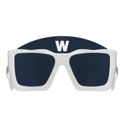 Walter Van Beirendonck SS2010 White Acetate Square Sunglasses Walter Van Beirendonck