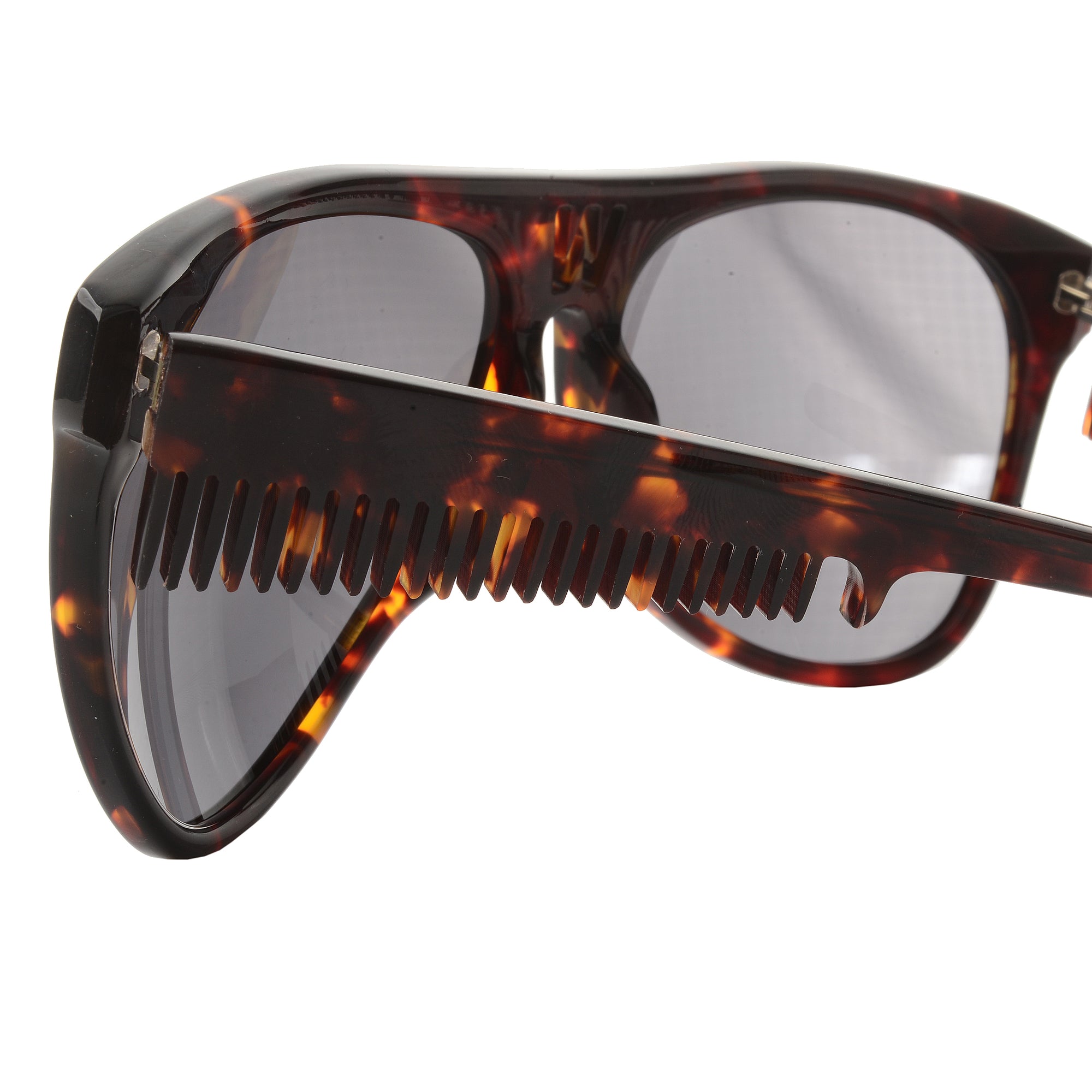 Walter Van Beirendonck Tshell Acetate Comb Detail sunglasses