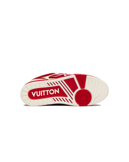 Louis Vuitton red skate trainers