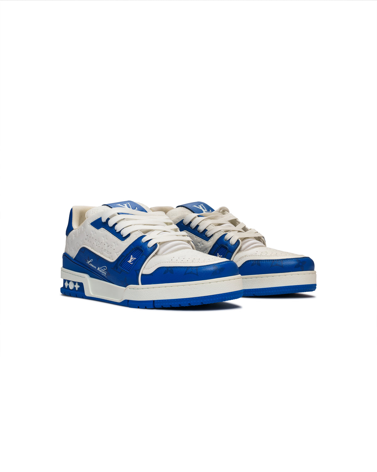Louis Vuitton trainers embossed mono