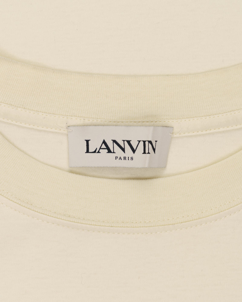 Lanvin Curb Lace beige oversized t-shirt thumbnail