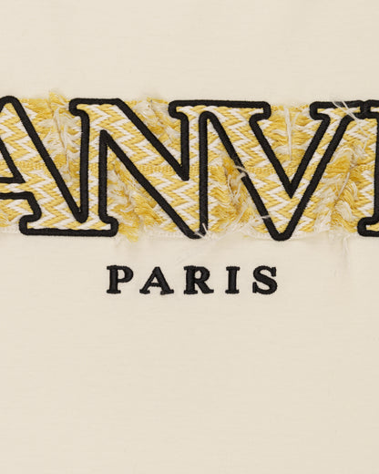 Lanvin Curb Lace beige oversized t-shirt