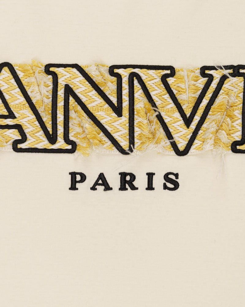 Lanvin Curb Lace beige oversized t-shirt thumbnail