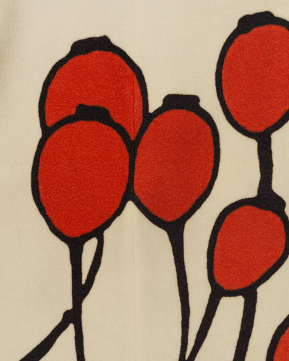 Loewe Herbarium Print Long Wool Coat