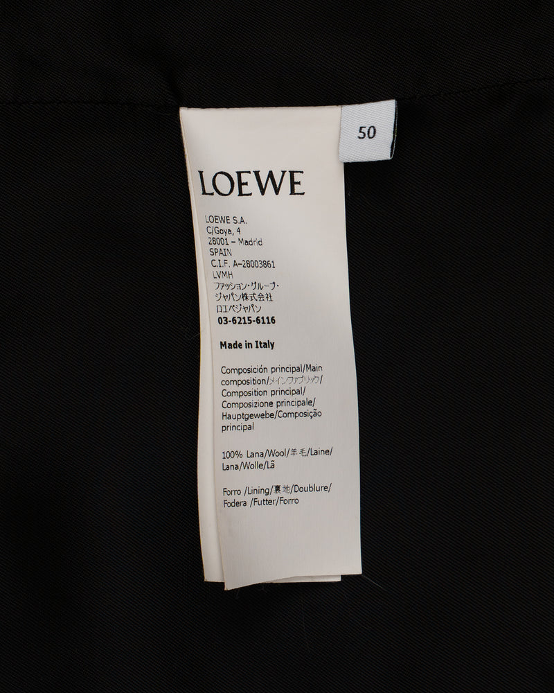 Loewe Herbarium Print Long Wool Coat thumbnail