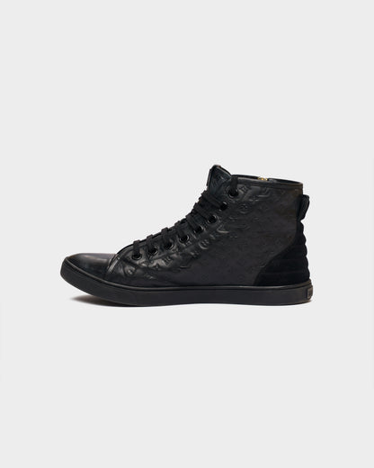 Louis Vuitton Monogram Empreinte High Top Sneaker Black