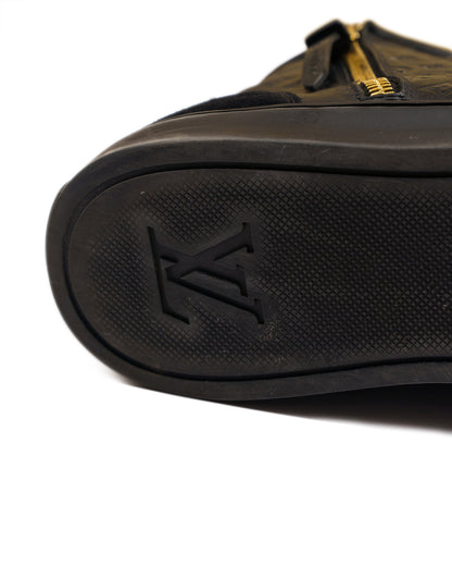 Louis Vuitton Monogram Empreinte High Top Sneaker Black