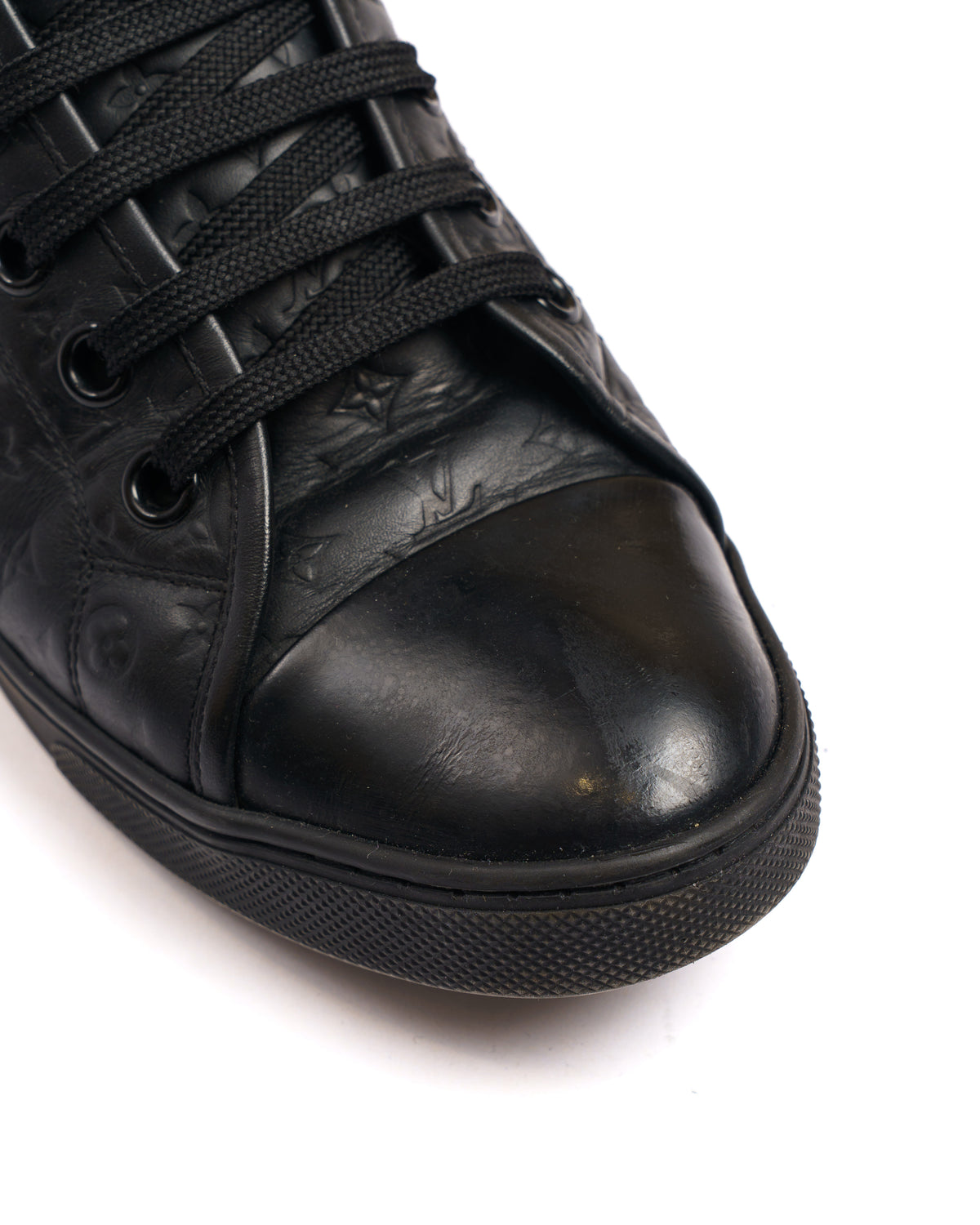 Louis Vuitton Monogram Empreinte High Top Sneaker Black