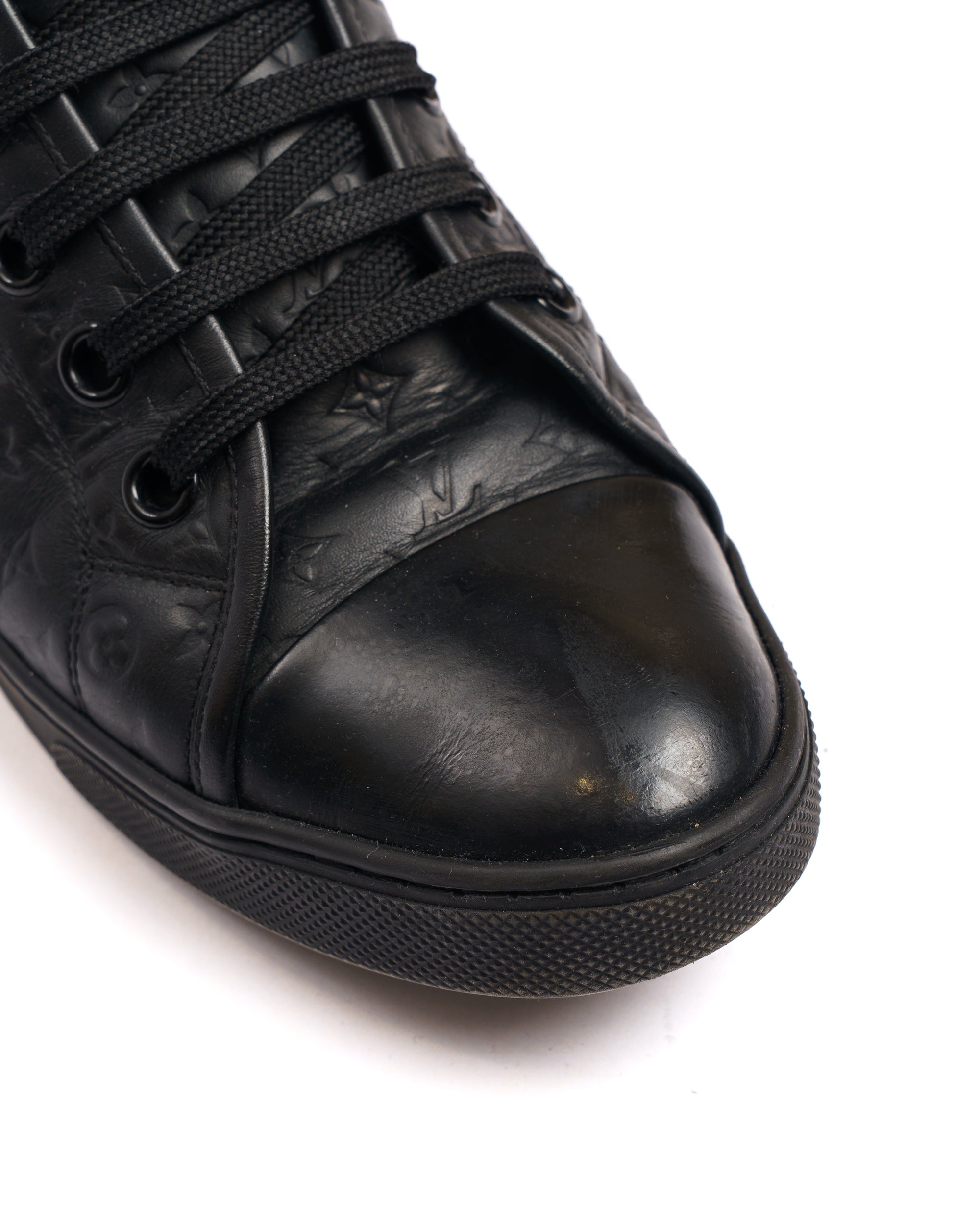 Louis Vuitton Monogram Empreinte High Top Sneaker Black