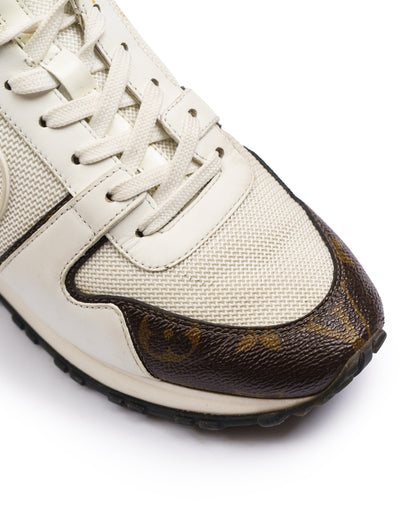 Louis Vuitton Run Away Sneaker White Monogram